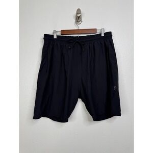 Tasc Performance Mens XXL Black Athletic Training Shorts Bamboo Cotton Blend